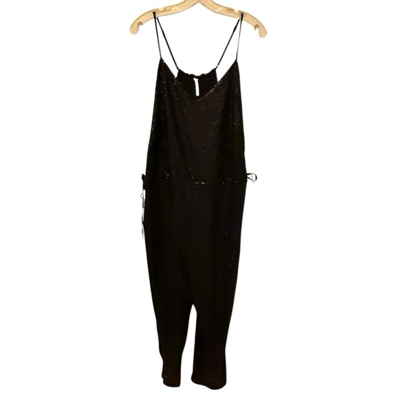 Free People Pants - Free People Black Sequin Jumpsuit